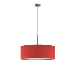 Lampe Suspendue avec abat-jour SINTRA Ø60 E27 - or / rouge