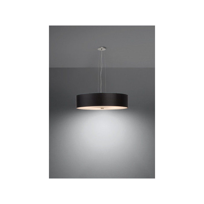 Lampe Suspendue avec abat-jou SKALA 5xE27 - noir