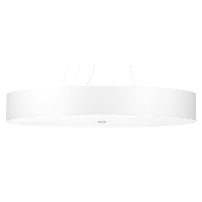 Lampe Suspendue avec abat-jour SKALA 100cm 6xE27 - blanc