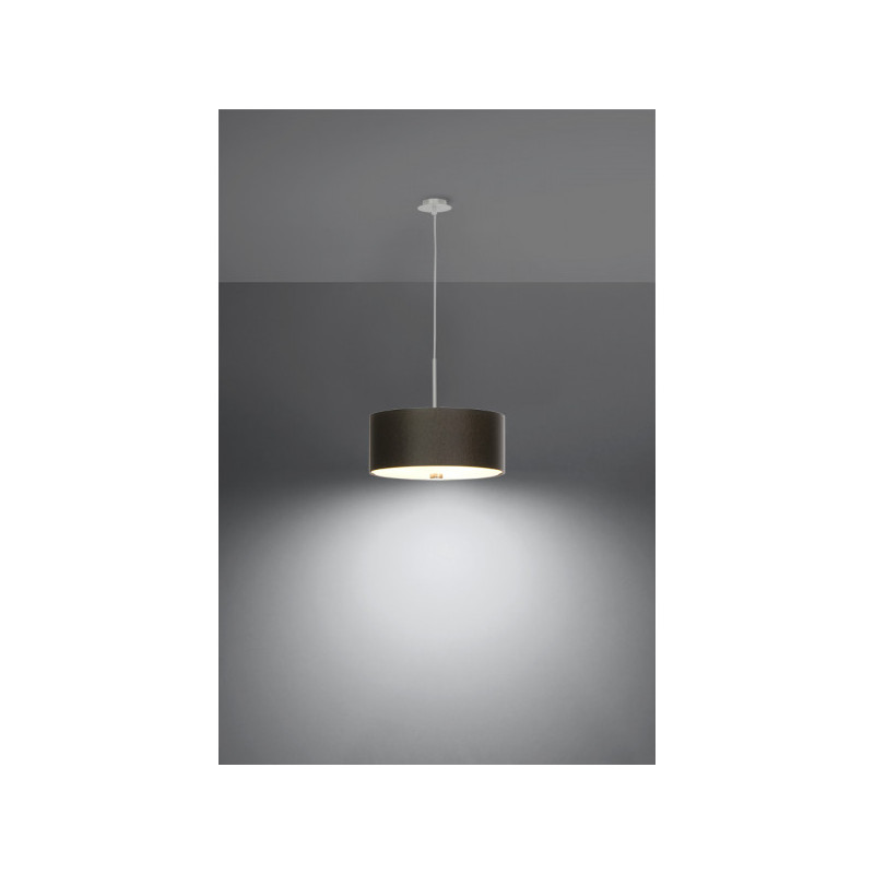 Lampe Suspendue avec abat-jour SKALA 3xE27 - noir