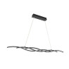 Luminaire Design suspendue RESINA LED 53W noir, argent