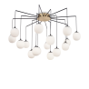 Lampe Suspendue design RHAPSODY SP16 16xG9 - noir / blanc