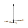 Lampe Suspendue design ROTOR 4xE27 - noir