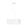 Lampe en suspension abat jour Design SANGRIA E27 - blanc