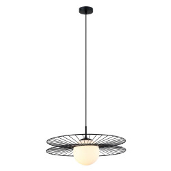 Lampe Suspendue design SANDY E27 40W - noir