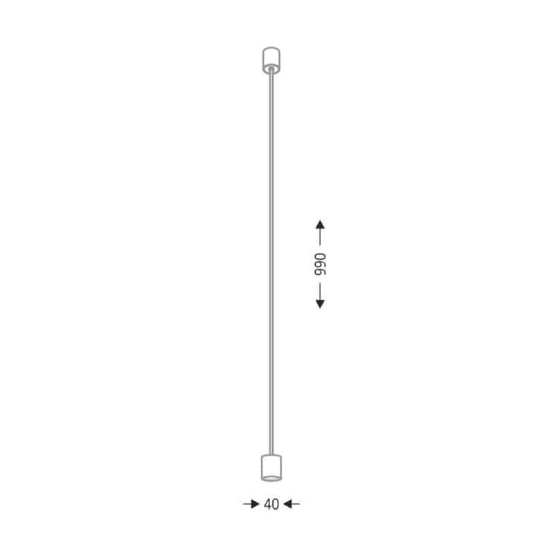 Luminaire Design suspendue SAKATA LED 4.5W 3000K - blanc