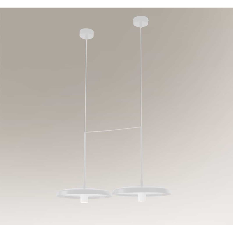 Luminaire Design suspendue NABARI LED 9W 3000K - blanc