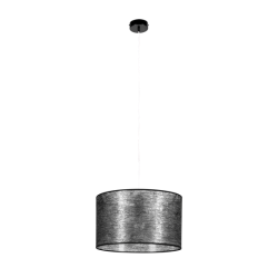 Lampe en suspension abat jour Design NEVOA E27 - noir