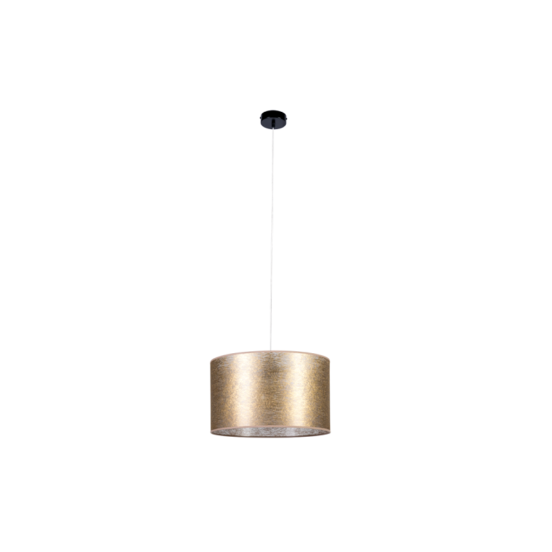 Lampe Suspendue avec abat-jour NEVOA E27 - noir / or