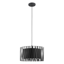Lampe Suspendue design NAVI 400 1P E27 - noir