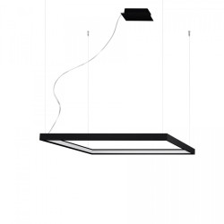 Lampe Suspendue design NELYA L LED 70W 3000K CRI90 - noir