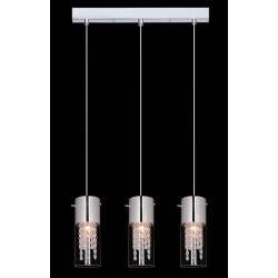 Lampe suspendue MARQU W-3 3xE14 - chrome Cristal