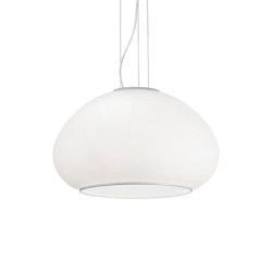 Lampe Suspendue avec abat-jour MAMA SP1 D40 E27 blanc