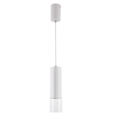 Suspension luminaire MANACOR 1 GU10 - blanc / transparent