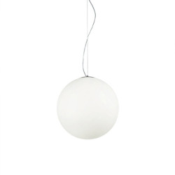 Suspension luminaire design MAPA BIANCO SP1 D40 E27 blanc