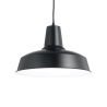 Luminaire Industriel Suspension MOBY TRACK E27 - noir