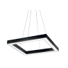 Luminaire Design suspendue ORACLE D70 SQUARE LED 43W 3000K - noir