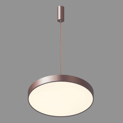 Lampe Design suspendue ORBITAL LED 30W 4000K - marron / blanc
