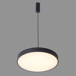 Lampe Design suspendue ORBITAL LED 30W 3000K - noir / blanc