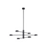 Suspension luminaire ORBIT 6xGX53 - noir