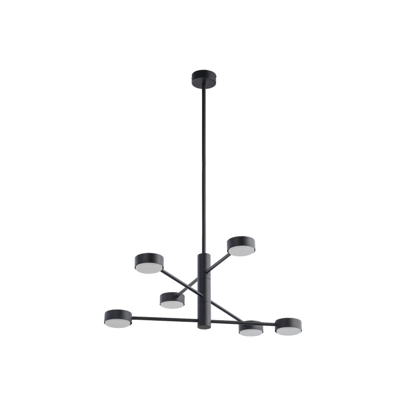 Suspension luminaire ORBIT 6xGX53 - noir