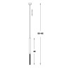 Luminaire Design suspendue ONE LED 5W 3000K - chrome