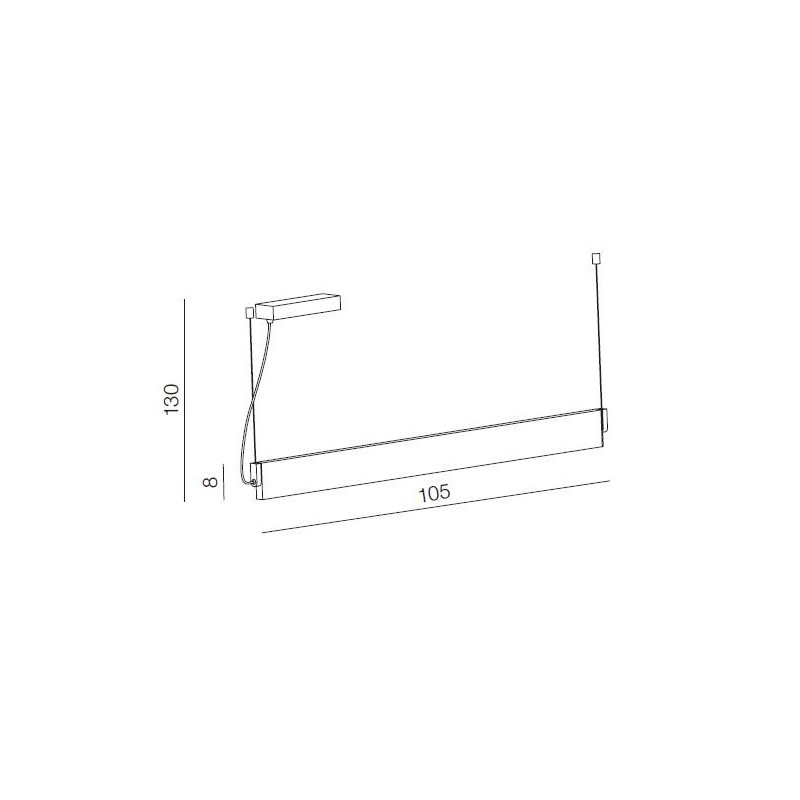 Luminaire Design suspendue NORMAN XL LED 29W 3000K - noir