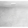 Suspension Design AGARO anneau intérieur LED 19W 4000K CRI90 - blanc
