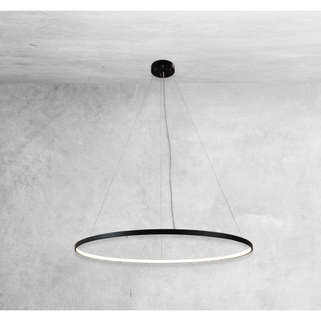 Suspension Design AGARI anneau intérieur LED 51W 4000K CRI90 - noir