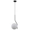 Suspension luminaire CARIMI E27 - graphite / blanc