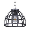 Suspension industrielle CALERA E27 - argent / antique