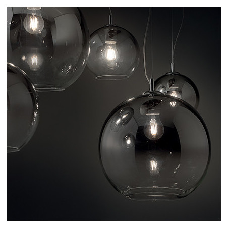 Lampe Suspendue design DISCOVERY FADE SP5 E27 chromé