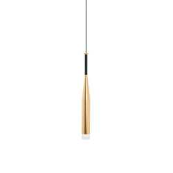 Lampe Suspendue design CONTE G9 - or / noir