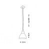 Suspension design DAISEN E27 - blanc