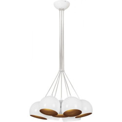 Lampe Suspendue design BALL VII GU10 - blanc / or