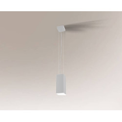 Suspension luminaire ARAO GX53 - blanc