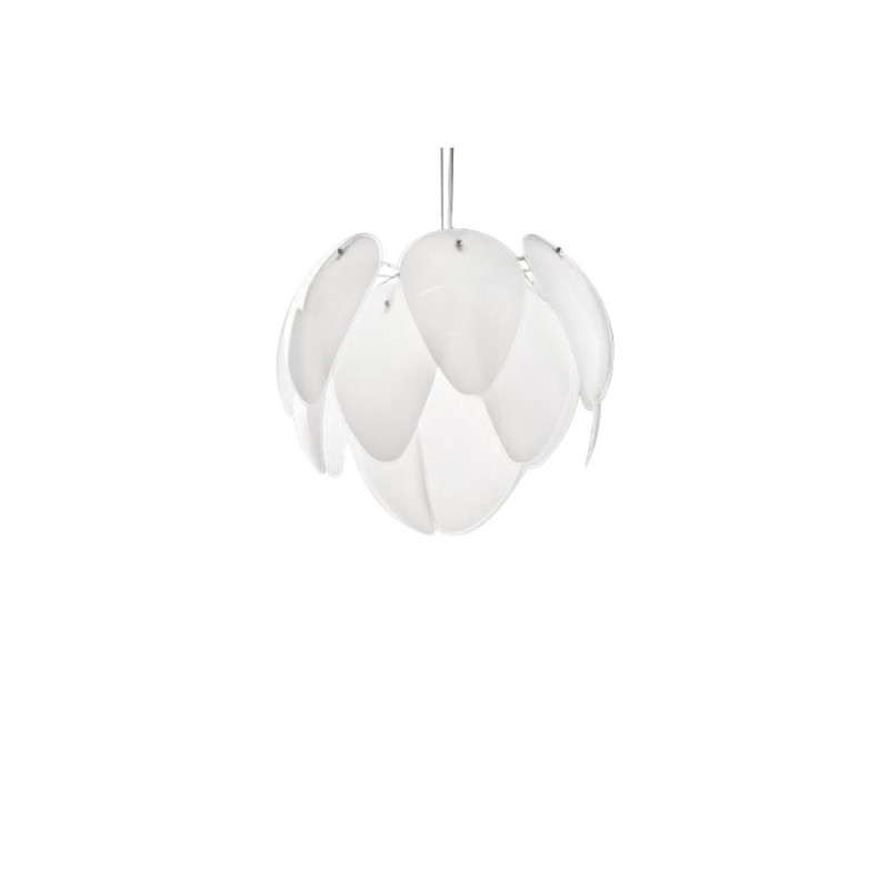 Suspension luminaire ANTIRES 5xE27 - blanc