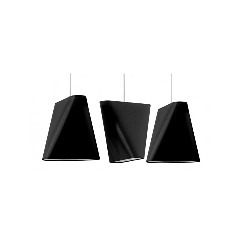 Suspension luminaire BLUM 3xE27 - noir