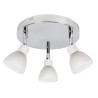 ROY luminaire plafond LED 3x5W - chrome 