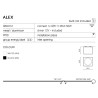 Spot encastrable ALEX G53 QR111 50W 12V noir 