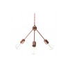 Suspension industrielle Design TRIO Loft 3xE27 - cuivre