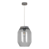 Suspension luminaire design VASO diamètre 25cm E27 - pin teinté / fumé