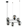 Suspension design ROXANE 6xE27 - noir