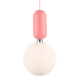 Lampe Suspendue design RUBI 3 3xE14 - blanc / rose