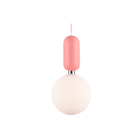 Lampe Suspendue design RUBI 3 3xE14 - blanc / rose