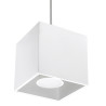 Suspension luminaire design QUAD 1 GU10 - blanc