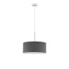 Suspension Abat Jour Design SINTRA Ø40 E27 - chrome / graphite