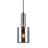 Suspension design SARDO E27 - nickel / fumée