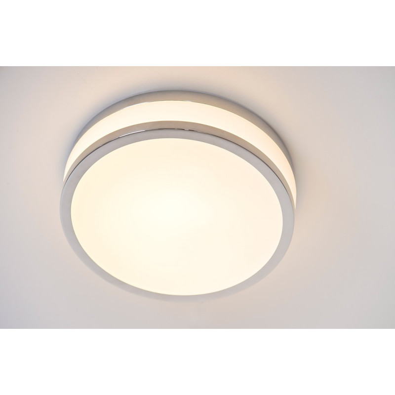 Télécommande KARI LED 24W RGBW SMART DIM plafonnier IP44 - chrome / blanc 