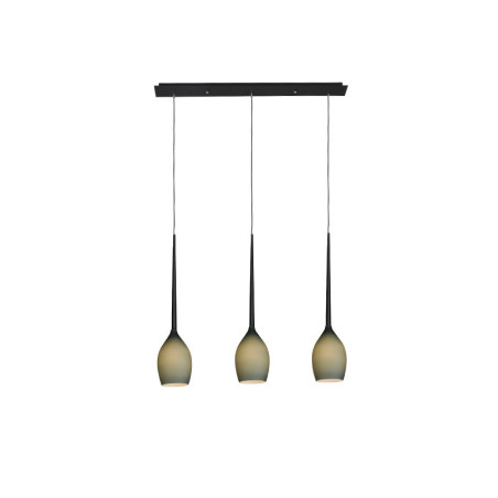 Lampe Suspendue design IZZA 3 3xE14 - olive